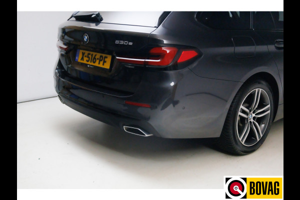 BMW 5 Serie Touring 530e xDrive M-Sport 293 PK | Laser Led | Leder | Camera | All season | Head-up | Elec. klep PDC V+A, Driving assistant, Adaptive Cruise, Displaysleutel