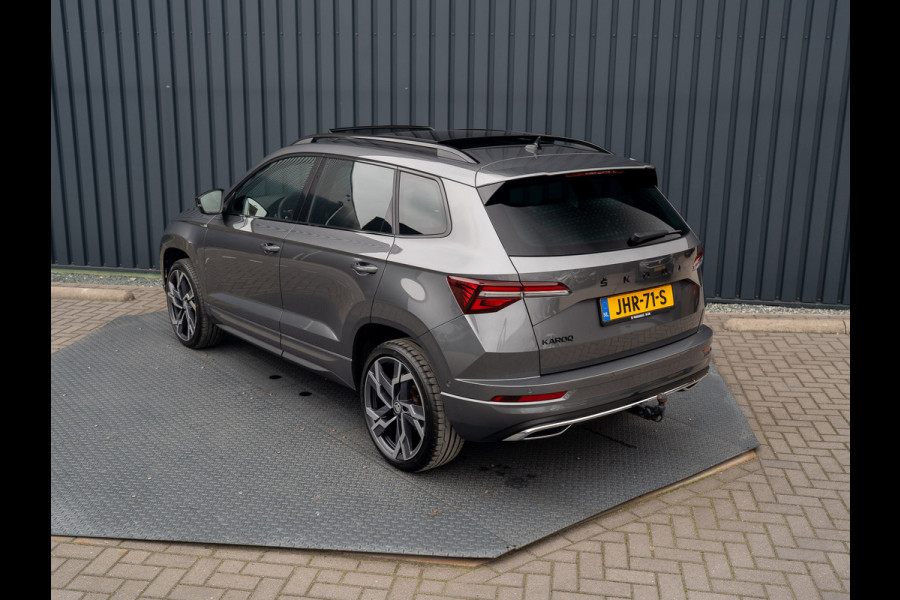 Škoda Karoq 1.5 TSI ACT Sportline Business | Panodak | Trekhaak wegkl. | 360 Camera | 19'' | Elk. A-klep | Prijs Rijklaar!! Škoda Karoq 1.5 TSI ACT Sportline Business | Panodak | Trekhaak wegkl. | 360 Camera | 19'' | Elk. A-klep | Prijs Rijklaar!!