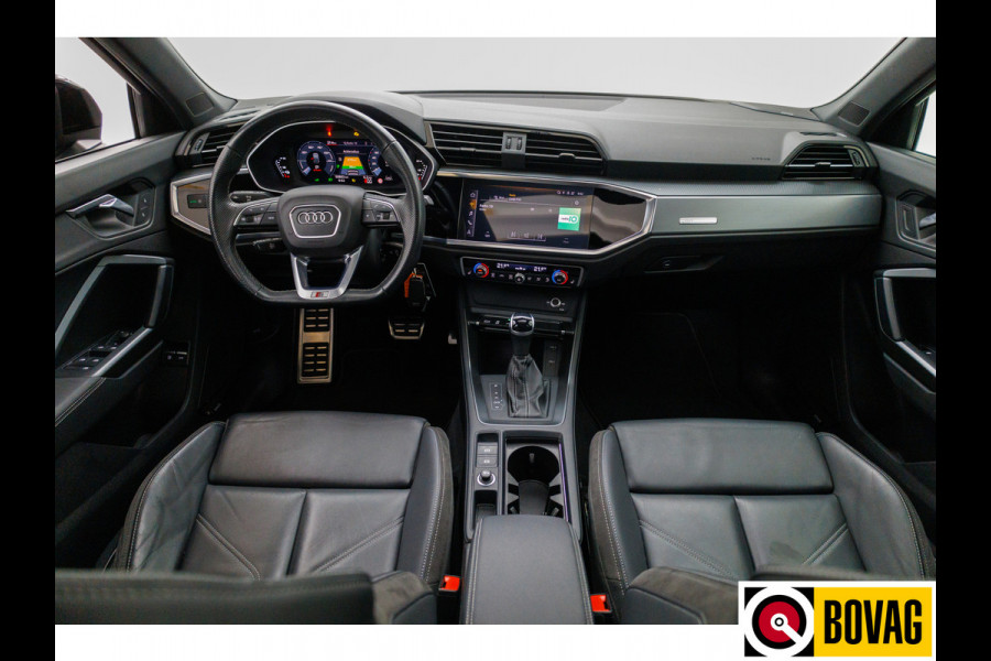 Audi Q3 Sportback 45 TFSI e S Edition 245 PK | 2x Sline | Panoramadak | Trekhaak elec. | Sonos audio | Navigatie, Cruise, PDC V+ A, App. connect.