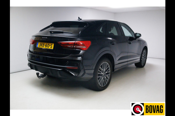 Audi Q3 Sportback 45 TFSI e S Edition 245 PK | 2x Sline | Panoramadak | Trekhaak elec. | Sonos audio | Navigatie, Cruise, PDC V+ A, App. connect.