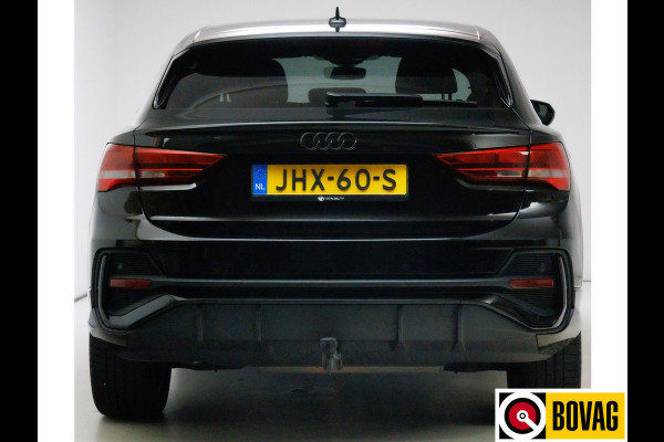 Audi Q3 Sportback 45 TFSI e S Edition 245 PK | 2x Sline | Panoramadak | Trekhaak elec. | Sonos audio | Navigatie, Cruise, PDC V+ A, App. connect.