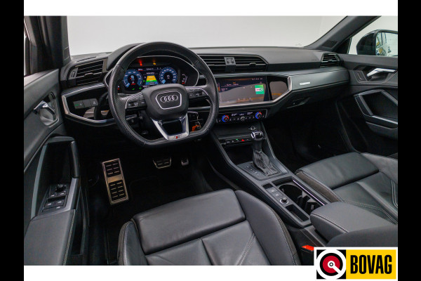 Audi Q3 Sportback 45 TFSI e S Edition 245 PK | 2x Sline | Panoramadak | Trekhaak elec. | Sonos audio | Navigatie, Cruise, PDC V+ A, App. connect.