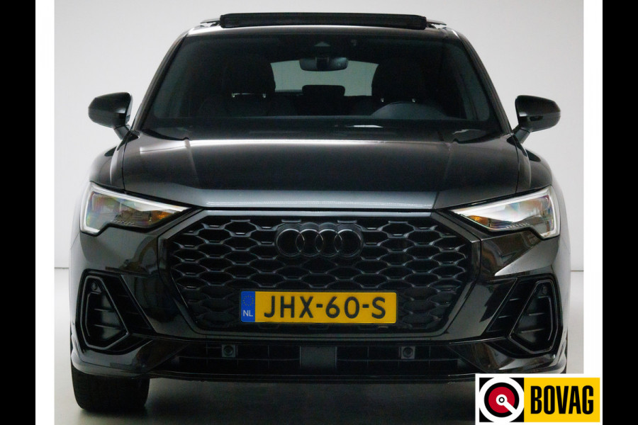 Audi Q3 Sportback 45 TFSI e S Edition 245 PK | 2x Sline | Panoramadak | Trekhaak elec. | Sonos audio | Navigatie, Cruise, PDC V+ A, App. connect.