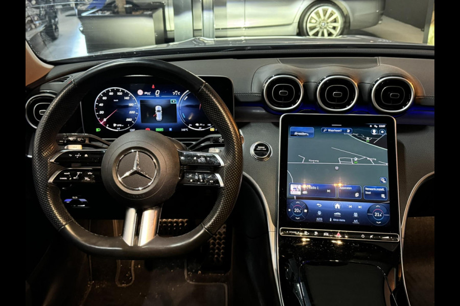 Mercedes-Benz C-Klasse Estate 300 e AMG Line Garantie Trekhaak Massage Pano Ambient 360 Blindspot Elek Achterklep StoelVW Rijklaar Mercedes-Benz C-Klasse Estate 300 e AMG Line Garantie Trekhaak Massage Pano Ambient 360 Blindspot Elek Achterklep StoelVW Rijklaar