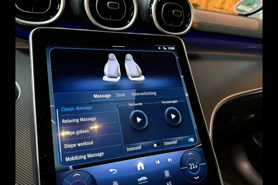 Mercedes-Benz C-Klasse Estate 300 e AMG Line Garantie Trekhaak Massage Pano Ambient 360 Blindspot Elek Achterklep StoelVW Rijklaar Mercedes-Benz C-Klasse Estate 300 e AMG Line Garantie Trekhaak Massage Pano Ambient 360 Blindspot Elek Achterklep StoelVW Rijklaar