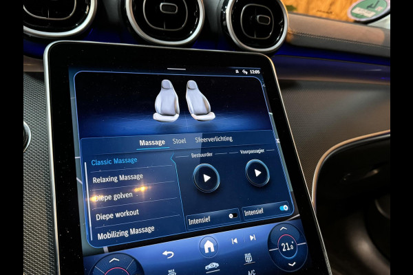 Mercedes-Benz C-Klasse Estate 300 e AMG Line Garantie Trekhaak Massage Pano Ambient 360 Blindspot Elek Achterklep StoelVW Rijklaar Mercedes-Benz C-Klasse Estate 300 e AMG Line Garantie Trekhaak Massage Pano Ambient 360 Blindspot Elek Achterklep StoelVW Rijklaar