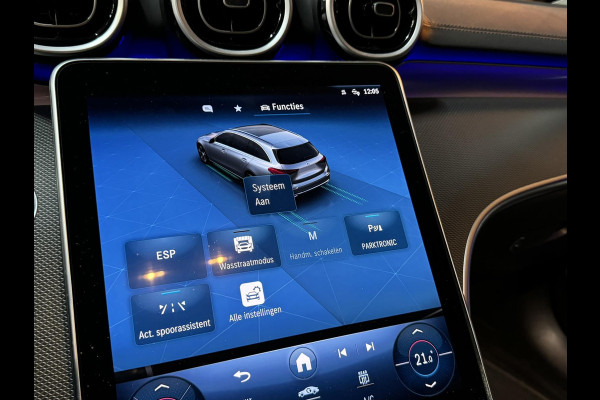 Mercedes-Benz C-Klasse Estate 300 e AMG Line Garantie Trekhaak Massage Pano Ambient 360 Blindspot Elek Achterklep StoelVW Rijklaar Mercedes-Benz C-Klasse Estate 300 e AMG Line Garantie Trekhaak Massage Pano Ambient 360 Blindspot Elek Achterklep StoelVW Rijklaar