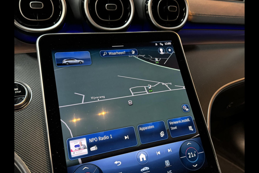 Mercedes-Benz C-Klasse Estate 300 e AMG Line Garantie Trekhaak Massage Pano Ambient 360 Blindspot Elek Achterklep StoelVW Rijklaar Mercedes-Benz C-Klasse Estate 300 e AMG Line Garantie Trekhaak Massage Pano Ambient 360 Blindspot Elek Achterklep StoelVW Rijklaar