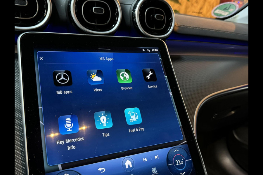 Mercedes-Benz C-Klasse Estate 300 e AMG Line Garantie Trekhaak Massage Pano Ambient 360 Blindspot Elek Achterklep StoelVW Rijklaar Mercedes-Benz C-Klasse Estate 300 e AMG Line Garantie Trekhaak Massage Pano Ambient 360 Blindspot Elek Achterklep StoelVW Rijklaar