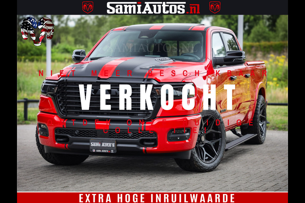 Dodge Ram 1500 Night Premium | RED DEVIL | Full Option | De Meest Luxe Pick-Up in zijn Klasse | Comfortabele Dubbele Cabine met Royale 5 Zitplaatsen | BPM vrij | Nu Leverbaar uit Voorraad | Voorraad Nr 2226 - 4993 Dodge Ram 1500 Night Premium | RED DEVIL | Full Option | De Meest Luxe Pick-Up in zijn Klasse | Comfortabele Dubbele Cabine met Royale 5 Zitplaatsen | BPM vrij | Nu Leverbaar uit Voorraad | Voorraad Nr 2226 - 4993