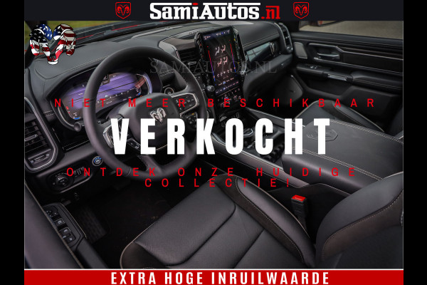 Dodge Ram 1500 Night Premium | RED DEVIL | Full Option | De Meest Luxe Pick-Up in zijn Klasse | Comfortabele Dubbele Cabine met Royale 5 Zitplaatsen | BPM vrij | Nu Leverbaar uit Voorraad | Voorraad Nr 2226 - 4993