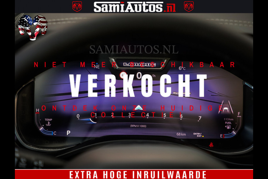 Dodge Ram 1500 Night Premium | RED DEVIL | Full Option | De Meest Luxe Pick-Up in zijn Klasse | Comfortabele Dubbele Cabine met Royale 5 Zitplaatsen | BPM vrij | Nu Leverbaar uit Voorraad | Voorraad Nr 2226 - 4993