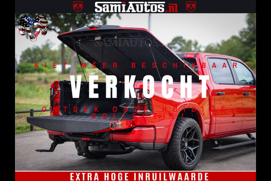 Dodge Ram 1500 Night Premium | RED DEVIL | Full Option | De Meest Luxe Pick-Up in zijn Klasse | Comfortabele Dubbele Cabine met Royale 5 Zitplaatsen | BPM vrij | Nu Leverbaar uit Voorraad | Voorraad Nr 2226 - 4993
