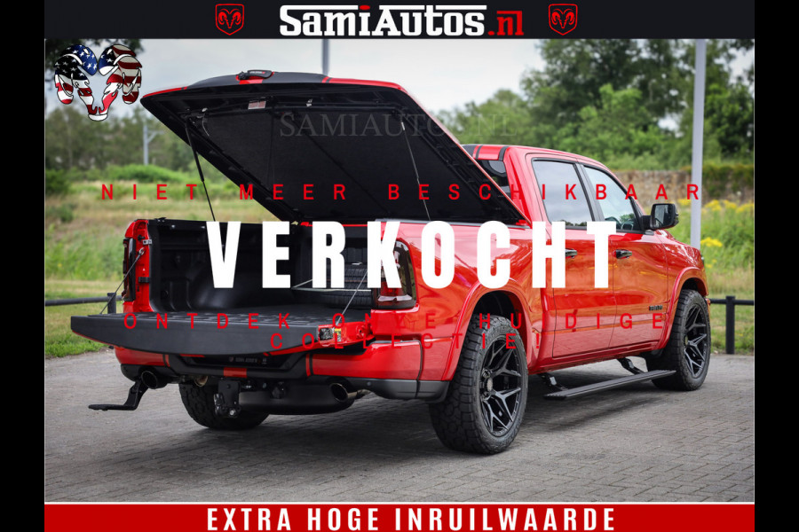 Dodge Ram 1500 Night Premium | RED DEVIL | Full Option | De Meest Luxe Pick-Up in zijn Klasse | Comfortabele Dubbele Cabine met Royale 5 Zitplaatsen | BPM vrij | Nu Leverbaar uit Voorraad | Voorraad Nr 2226 - 4993