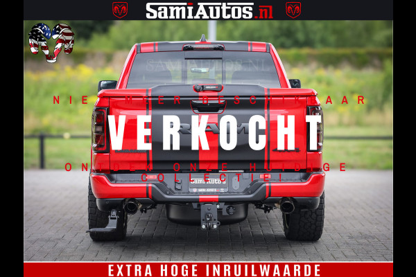 Dodge Ram 1500 Night Premium | RED DEVIL | Full Option | De Meest Luxe Pick-Up in zijn Klasse | Comfortabele Dubbele Cabine met Royale 5 Zitplaatsen | BPM vrij | Nu Leverbaar uit Voorraad | Voorraad Nr 2226 - 4993