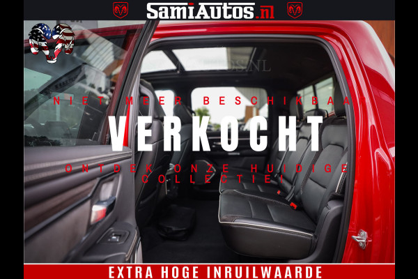 Dodge Ram 1500 Night Premium | RED DEVIL | Full Option | De Meest Luxe Pick-Up in zijn Klasse | Comfortabele Dubbele Cabine met Royale 5 Zitplaatsen | BPM vrij | Nu Leverbaar uit Voorraad | Voorraad Nr 2226 - 4993