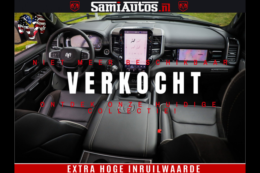Dodge Ram 1500 Night Premium | RED DEVIL | Full Option | De Meest Luxe Pick-Up in zijn Klasse | Comfortabele Dubbele Cabine met Royale 5 Zitplaatsen | BPM vrij | Nu Leverbaar uit Voorraad | Voorraad Nr 2226 - 4993