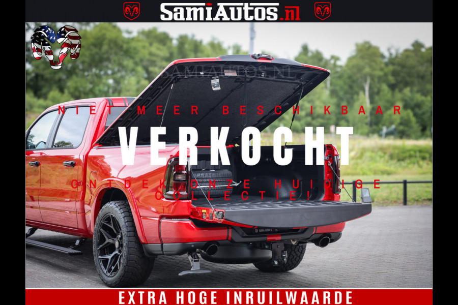 Dodge Ram 1500 Night Premium | RED DEVIL | Full Option | De Meest Luxe Pick-Up in zijn Klasse | Comfortabele Dubbele Cabine met Royale 5 Zitplaatsen | BPM vrij | Nu Leverbaar uit Voorraad | Voorraad Nr 2226 - 4993