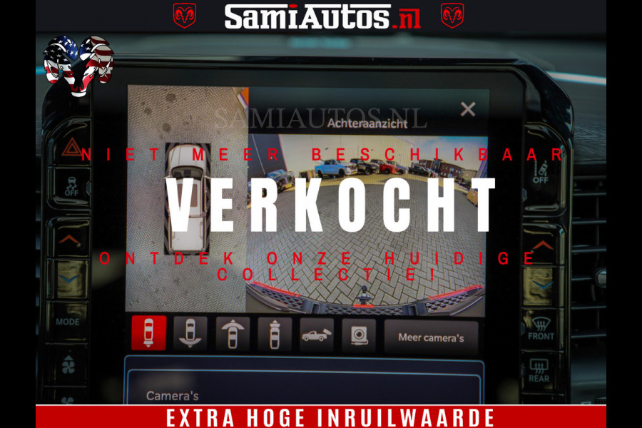 Dodge Ram 1500 Night Premium | RED DEVIL | Full Option | De Meest Luxe Pick-Up in zijn Klasse | Comfortabele Dubbele Cabine met Royale 5 Zitplaatsen | BPM vrij | Nu Leverbaar uit Voorraad | Voorraad Nr 2226 - 4993