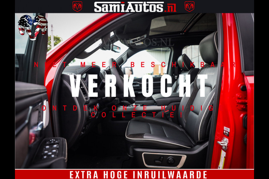 Dodge Ram 1500 Night Premium | RED DEVIL | Full Option | De Meest Luxe Pick-Up in zijn Klasse | Comfortabele Dubbele Cabine met Royale 5 Zitplaatsen | BPM vrij | Nu Leverbaar uit Voorraad | Voorraad Nr 2226 - 4993