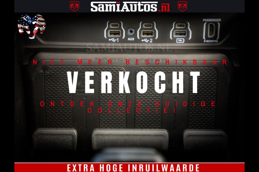 Dodge Ram 1500 Night Premium | RED DEVIL | Full Option | De Meest Luxe Pick-Up in zijn Klasse | Comfortabele Dubbele Cabine met Royale 5 Zitplaatsen | BPM vrij | Nu Leverbaar uit Voorraad | Voorraad Nr 2226 - 4993