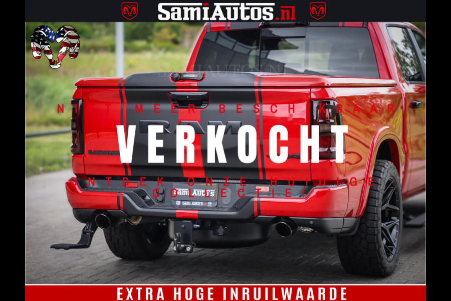 Dodge Ram 1500 Night Premium | RED DEVIL | Full Option | De Meest Luxe Pick-Up in zijn Klasse | Comfortabele Dubbele Cabine met Royale 5 Zitplaatsen | BPM vrij | Nu Leverbaar uit Voorraad | Voorraad Nr 2226 - 4993