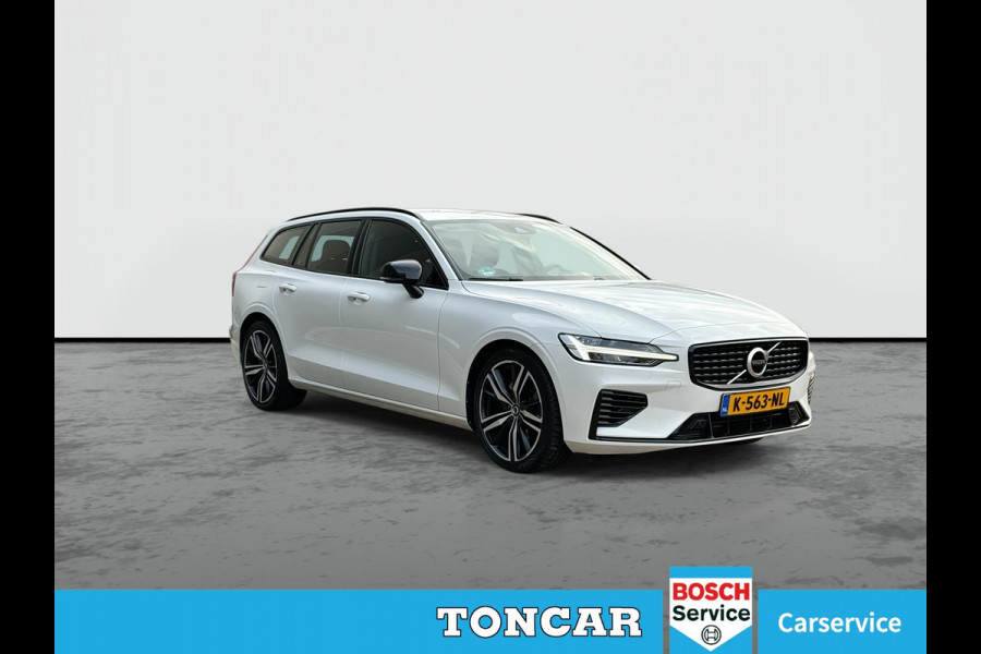 Volvo V60 2.0 T6 Recharge AWD R-Design 341PK! | Stoel- stuurverwarming | Lederen Sportstoelen | Park Assist | Adapt Cruise Control