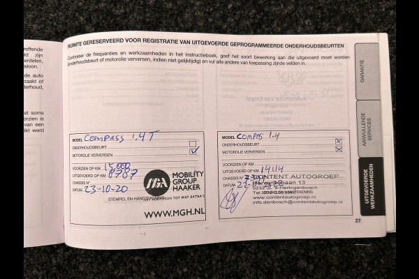 Jeep Compass 1.4 MultiAir Limited* Origineel Nederlands * Keyless Leder Camera Trekhaak