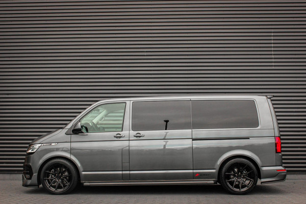 Volkswagen Transporter 2.0 TDI L2H1 204PK BULLI DC DUBBEL CABINE / LEIGHTONVANS BODYKIT / FULL OPTINS / LEDER / FULL BLACK / APPLE Volkswagen Transporter 2.0 TDI L2H1 204PK BULLI DC DUBBEL CABINE / LEIGHTONVANS BODYKIT / FULL OPTINS / LEDER / FULL BLACK / APPLE