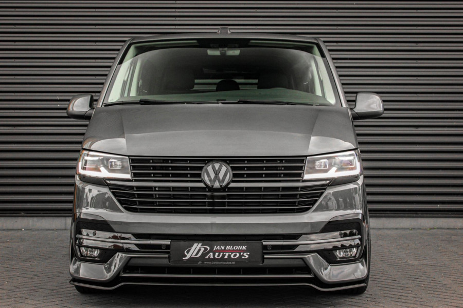 Volkswagen Transporter 2.0 TDI L2H1 204PK BULLI DC DUBBEL CABINE / LEIGHTONVANS BODYKIT / FULL OPTINS / LEDER / FULL BLACK / APPLE Volkswagen Transporter 2.0 TDI L2H1 204PK BULLI DC DUBBEL CABINE / LEIGHTONVANS BODYKIT / FULL OPTINS / LEDER / FULL BLACK / APPLE