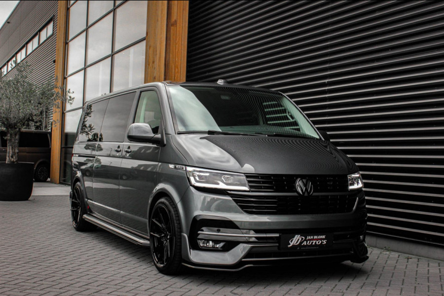 Volkswagen Transporter 2.0 TDI L2H1 204PK BULLI DC DUBBEL CABINE / LEIGHTONVANS BODYKIT / FULL OPTINS / LEDER / FULL BLACK / APPLE Volkswagen Transporter 2.0 TDI L2H1 204PK BULLI DC DUBBEL CABINE / LEIGHTONVANS BODYKIT / FULL OPTINS / LEDER / FULL BLACK / APPLE