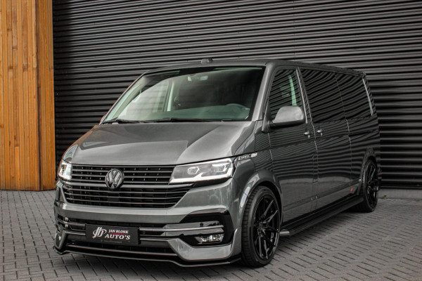 Volkswagen Transporter 2.0 TDI L2H1 204PK BULLI DC DUBBEL CABINE / LEIGHTONVANS BODYKIT / FULL OPTINS / LEDER / FULL BLACK / APPLE Volkswagen Transporter 2.0 TDI L2H1 204PK BULLI DC DUBBEL CABINE / LEIGHTONVANS BODYKIT / FULL OPTINS / LEDER / FULL BLACK / APPLE
