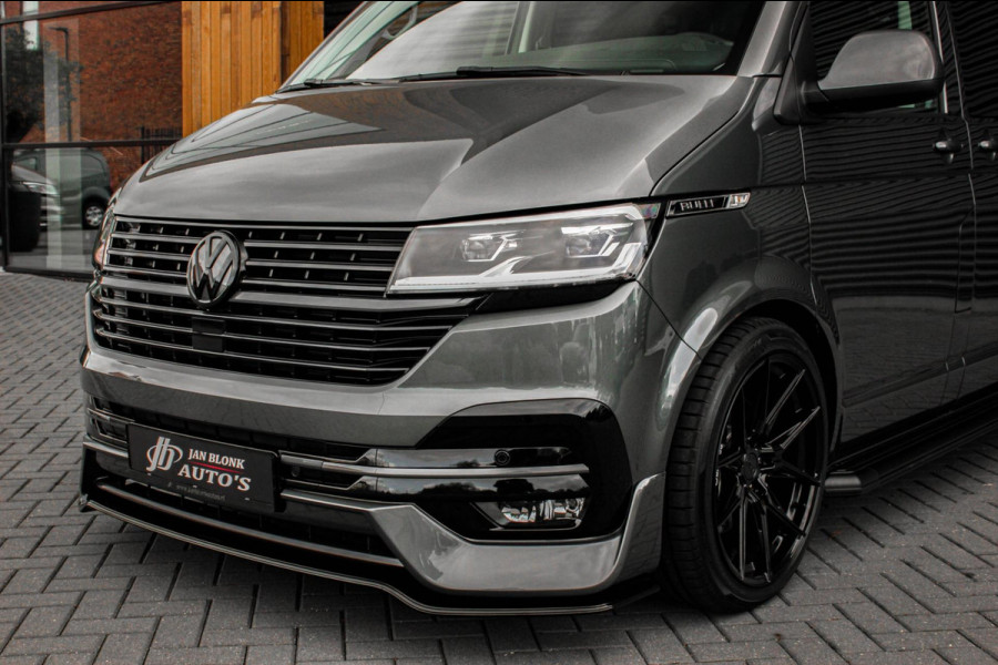 Volkswagen Transporter 2.0 TDI L2H1 204PK BULLI DC DUBBEL CABINE / LEIGHTONVANS BODYKIT / FULL OPTINS / LEDER / FULL BLACK / APPLE Volkswagen Transporter 2.0 TDI L2H1 204PK BULLI DC DUBBEL CABINE / LEIGHTONVANS BODYKIT / FULL OPTINS / LEDER / FULL BLACK / APPLE