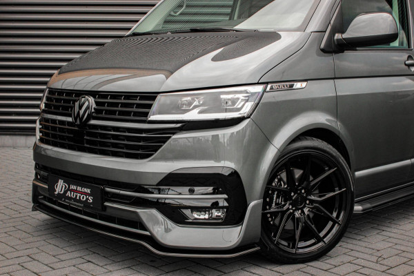 Volkswagen Transporter 2.0 TDI L2H1 204PK BULLI DC DUBBEL CABINE / LEIGHTONVANS BODYKIT / FULL OPTINS / LEDER / FULL BLACK / APPLE Volkswagen Transporter 2.0 TDI L2H1 204PK BULLI DC DUBBEL CABINE / LEIGHTONVANS BODYKIT / FULL OPTINS / LEDER / FULL BLACK / APPLE