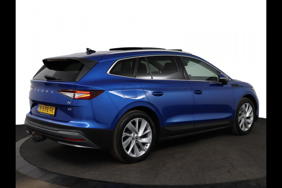 Škoda ENYAQ iV 60|Pano|Leder|Trekhaak|Warmtepomp|ACC|Camera|Head-Up Display