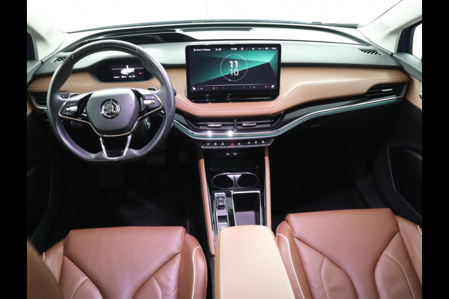 Škoda ENYAQ iV 60|Pano|Leder|Trekhaak|Warmtepomp|ACC|Camera|Head-Up Display