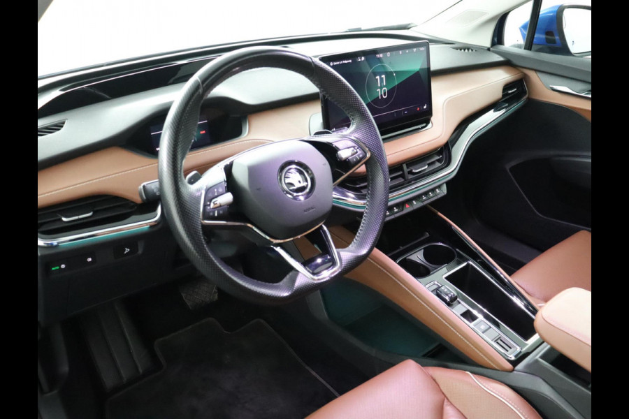 Škoda ENYAQ iV 60|Pano|Leder|Trekhaak|Warmtepomp|ACC|Camera|Head-Up Display