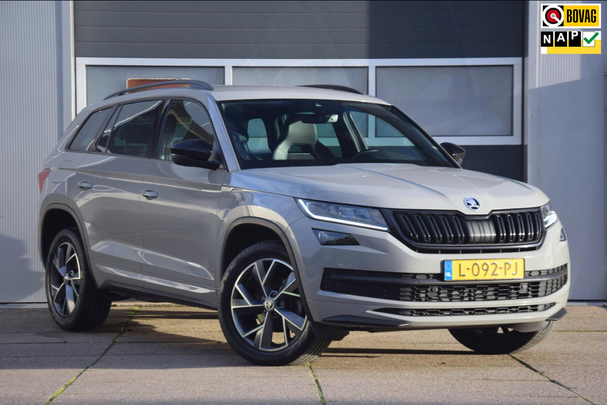 Škoda Kodiaq 1.5 TSI Sportline Business + TREKHAAK/PREMIUM AUDIO/KEYLESS/VERWARME VOORSTOELEN Škoda Kodiaq 1.5 TSI Sportline Business + TREKHAAK/PREMIUM AUDIO/KEYLESS/VERWARME VOORSTOELEN