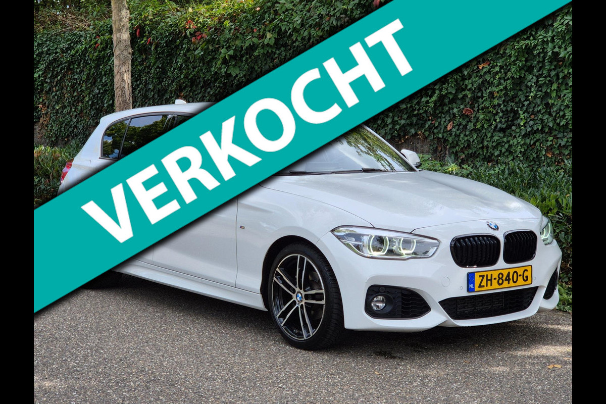 BMW 1-serie M Sport Ed CarPlay NAP LED GR Navi Automaat Black Panel Teller All weather M Velgen GARANTIE Rij-K 118i High Executive BMW 1-serie M Sport Ed CarPlay NAP LED GR Navi Automaat Black Panel Teller All weather M Velgen GARANTIE Rij-K 118i High Executive