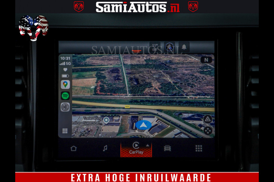 Dodge Ram TradesMan 6 Persoons Uitvoering | 420Pk 636Nm | Pick-Up | Comfortabele Dubbele Cabine met Royale 6 Zitplaatsen | BPM vrij | Nu Leverbaar uit Voorraad | Voorraad Nr 2217- 2911