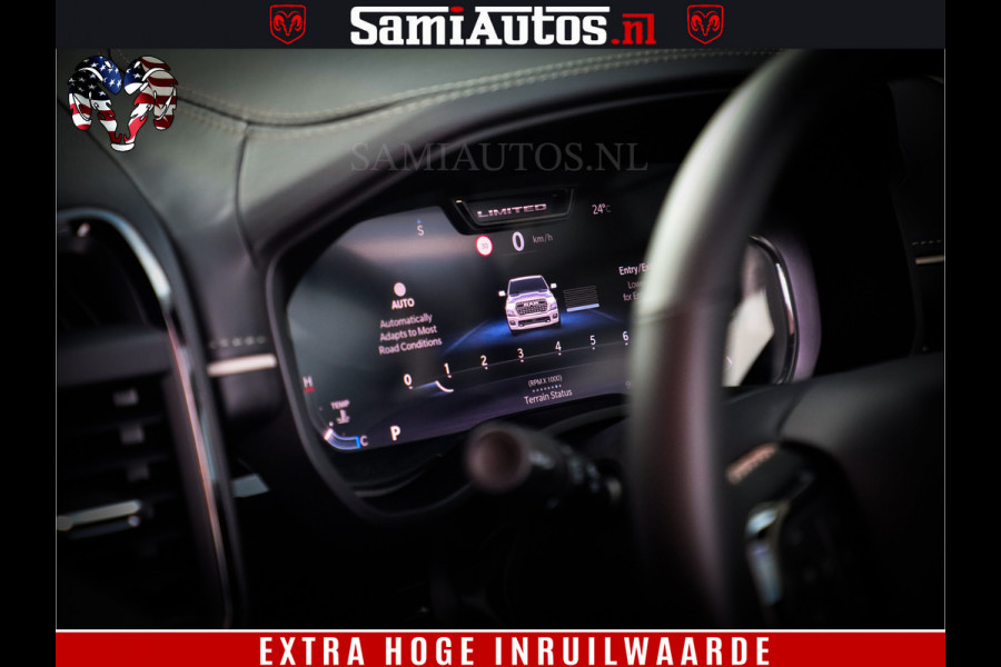 Dodge Ram 1500 1500 Limited Night High Output 540HP 706Nm | Massage + Full Option | De Meest Luxe en Volle Pick-Up in zijn Klasse | Comfortabele Dubbele Cabine met Royale 5 Zitplaatsen | BPM vrij | Nu Leverbaar uit Voorraad | Voorraad Nr 2336 - 7700 Dodge Ram 1500 1500 Limited Night High Output 540HP 706Nm | Massage + Full Option | De Meest Luxe en Volle Pick-Up in zijn Klasse | Comfortabele Dubbele Cabine met Royale 5 Zitplaatsen | BPM vrij | Nu Leverbaar uit Voorraad | Voorraad Nr 2336 - 7700