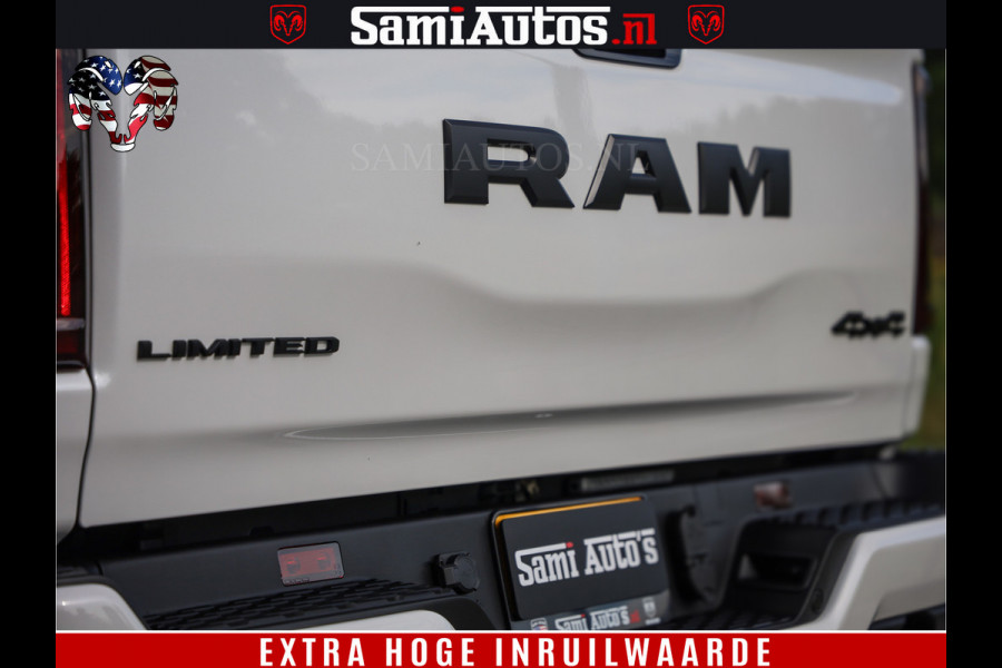 Dodge Ram 1500 1500 Limited Night High Output 540HP 706Nm | Massage + Full Option | De Meest Luxe en Volle Pick-Up in zijn Klasse | Comfortabele Dubbele Cabine met Royale 5 Zitplaatsen | BPM vrij | Nu Leverbaar uit Voorraad | Voorraad Nr 2336 - 7700 Dodge Ram 1500 1500 Limited Night High Output 540HP 706Nm | Massage + Full Option | De Meest Luxe en Volle Pick-Up in zijn Klasse | Comfortabele Dubbele Cabine met Royale 5 Zitplaatsen | BPM vrij | Nu Leverbaar uit Voorraad | Voorraad Nr 2336 - 7700