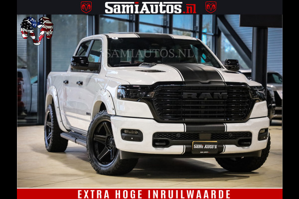 Dodge Ram 1500 GEEN MEERPRIJS | ALL IN | HELLCAT WHEELS | WIDE BODY | Laramie Night | 420Pk 636 Nn | Extra Groot Scherm + Passagiers Scher Comfortabele Dubbele Cabine met Royale 5 Zitplaatsen | Nu Leverbaar uit Voorraad | Voorraad Nr 2223 - 5047 Dodge Ram 1500 GEEN MEERPRIJS | ALL IN | HELLCAT WHEELS | WIDE BODY | Laramie Night | 420Pk 636 Nn | Extra Groot Scherm + Passagiers Scher Comfortabele Dubbele Cabine met Royale 5 Zitplaatsen | Nu Leverbaar uit Voorraad | Voorraad Nr 2223 - 5047