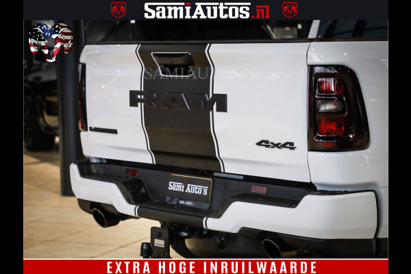 Dodge Ram 1500 GEEN MEERPRIJS | ALL IN | HELLCAT WHEELS | WIDE BODY | Laramie Night | 420Pk 636 Nn | Extra Groot Scherm + Passagiers Scher Comfortabele Dubbele Cabine met Royale 5 Zitplaatsen | Nu Leverbaar uit Voorraad | Voorraad Nr 2223 - 5047 Dodge Ram 1500 GEEN MEERPRIJS | ALL IN | HELLCAT WHEELS | WIDE BODY | Laramie Night | 420Pk 636 Nn | Extra Groot Scherm + Passagiers Scher Comfortabele Dubbele Cabine met Royale 5 Zitplaatsen | Nu Leverbaar uit Voorraad | Voorraad Nr 2223 - 5047