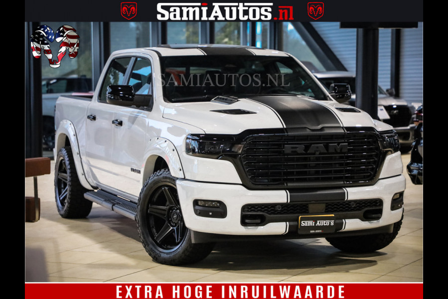 Dodge Ram 1500 GEEN MEERPRIJS | ALL IN | HELLCAT WHEELS | WIDE BODY | Laramie Night | 420Pk 636 Nn | Extra Groot Scherm + Passagiers Scher Comfortabele Dubbele Cabine met Royale 5 Zitplaatsen | Nu Leverbaar uit Voorraad | Voorraad Nr 2223 - 5047 Dodge Ram 1500 GEEN MEERPRIJS | ALL IN | HELLCAT WHEELS | WIDE BODY | Laramie Night | 420Pk 636 Nn | Extra Groot Scherm + Passagiers Scher Comfortabele Dubbele Cabine met Royale 5 Zitplaatsen | Nu Leverbaar uit Voorraad | Voorraad Nr 2223 - 5047