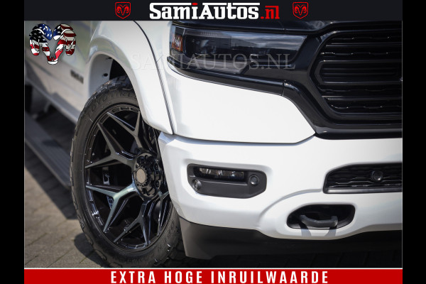 Dodge Ram 1500 Limited Night | 5.7 V8 Hemi Full Option | Comfortabele Dubbele Cabine met Royale 5 Zitplaatsen | De Meest Luxe en Volle Pick-Up in zijn Klasse | BPM vrij | Nu Leverbaar uit Voorraad | Voorraad Nr v45lpr