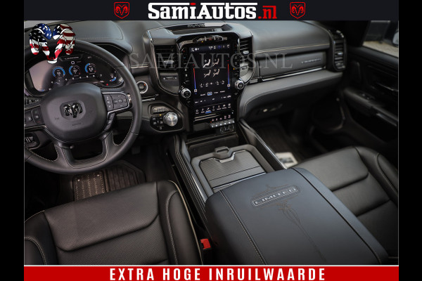 Dodge Ram 1500 Limited Night | 5.7 V8 Hemi Full Option | Comfortabele Dubbele Cabine met Royale 5 Zitplaatsen | De Meest Luxe en Volle Pick-Up in zijn Klasse | BPM vrij | Nu Leverbaar uit Voorraad | Voorraad Nr v45lpr