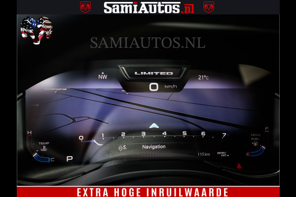 Dodge Ram 1500 Limited Night | 5.7 V8 Hemi Full Option | Comfortabele Dubbele Cabine met Royale 5 Zitplaatsen | De Meest Luxe en Volle Pick-Up in zijn Klasse | BPM vrij | Nu Leverbaar uit Voorraad | Voorraad Nr v45lpr