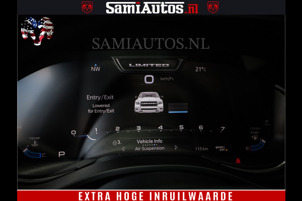 Dodge Ram 1500 Limited Night | 5.7 V8 Hemi Full Option | Comfortabele Dubbele Cabine met Royale 5 Zitplaatsen | De Meest Luxe en Volle Pick-Up in zijn Klasse | BPM vrij | Nu Leverbaar uit Voorraad | Voorraad Nr v45lpr