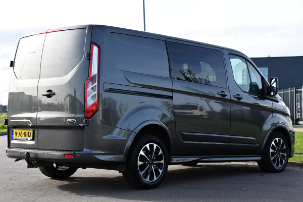 Ford Transit Custom 2.0 TDCI L1H1 Sport DC Camera, Cruise, Carplay, 170pk, Automaat, Leder, Trekhaak, Stoelverwarming, NAVI, Uniek! Ford Transit Custom 2.0 TDCI L1H1 Sport DC Camera, Cruise, Carplay, 170pk, Automaat, Leder, Trekhaak, Stoelverwarming, NAVI, Uniek!